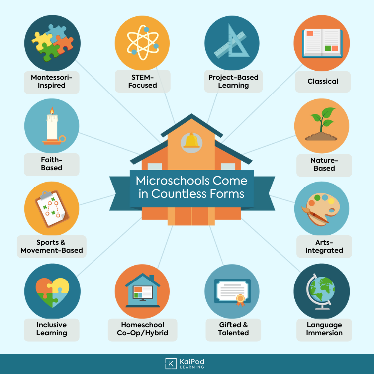 Different examples of microschools
