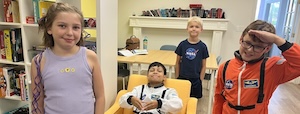 Image of 4 microschool students