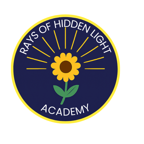 RAYS OF HIDDEN LIGHT Transparent logo